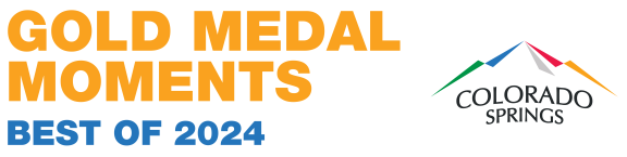 Banner image that reads "Gold Metal Moments, Best of 2024" with the City of Colorado Springs logo