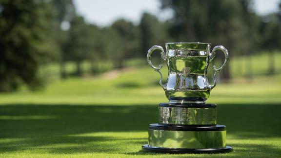 The U.S. Senior Open trophy.