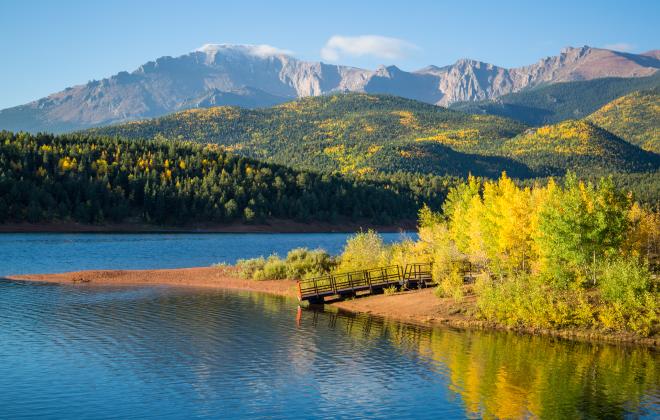 Crystal Reservoir on Pikes Peak.