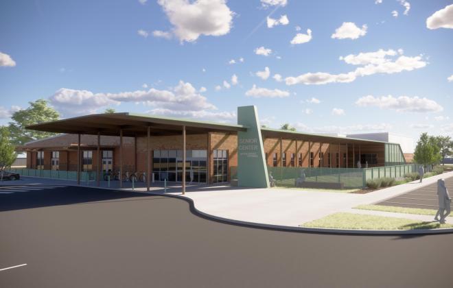 Rendering of the new Senior Center