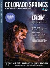 Cover of 2024 Visitors Guides for Colorado Springs 