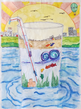 Artwork titled "We Are All Downstream"